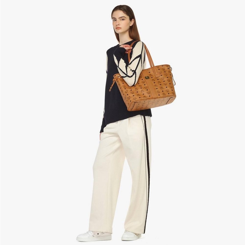 REVERSIBLE LIZ SHOPPER IN VISETOS